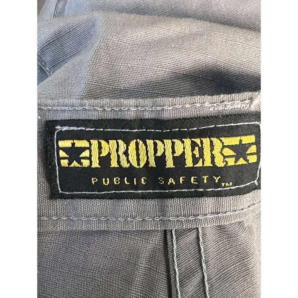Propped Combat Trousers Gray Cargo Pants Sz‎ L Pll100-98-C-9500 Waist 35-39